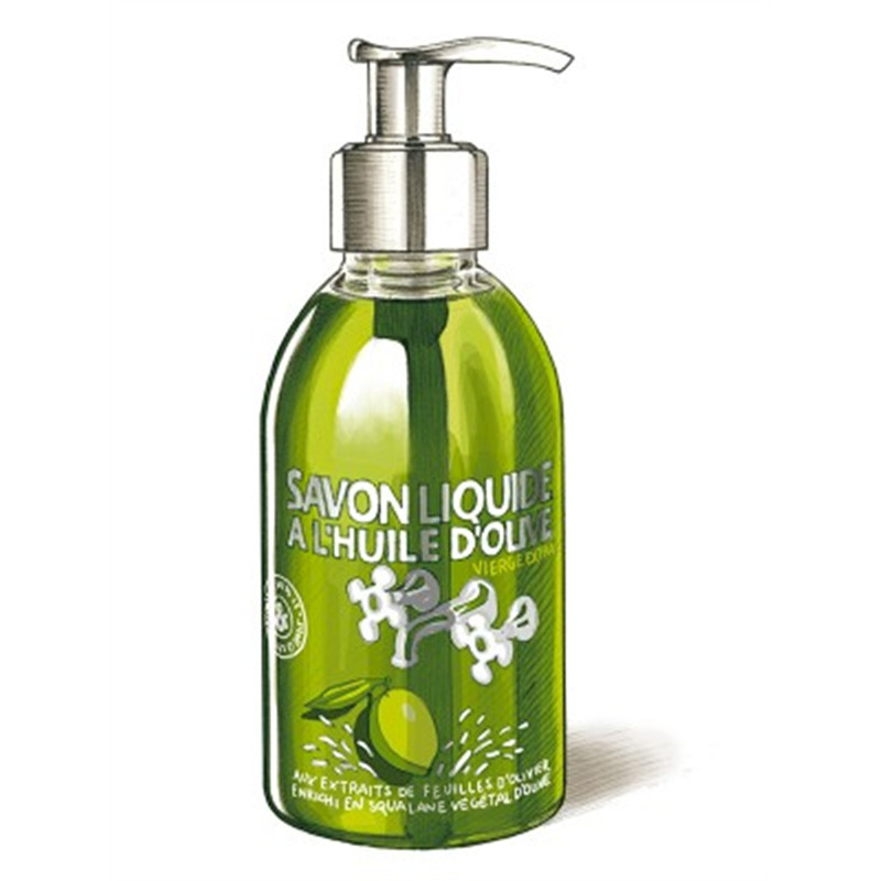 Liquid soap with olive oil...