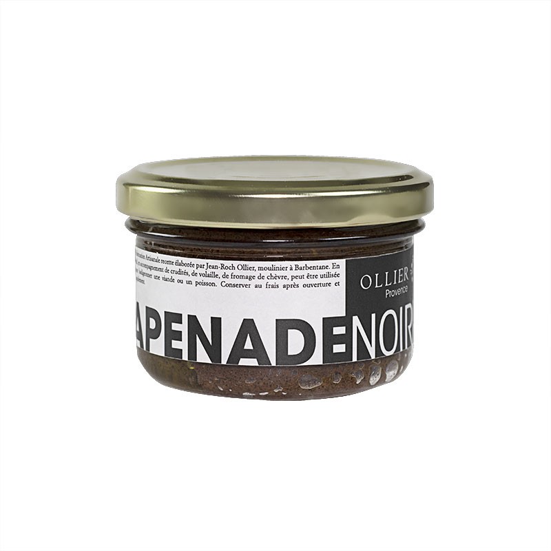 Tapenade noire 90 g, OLLIER.