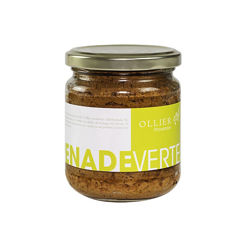 Tapenade verte 180 g, OLLLIER.