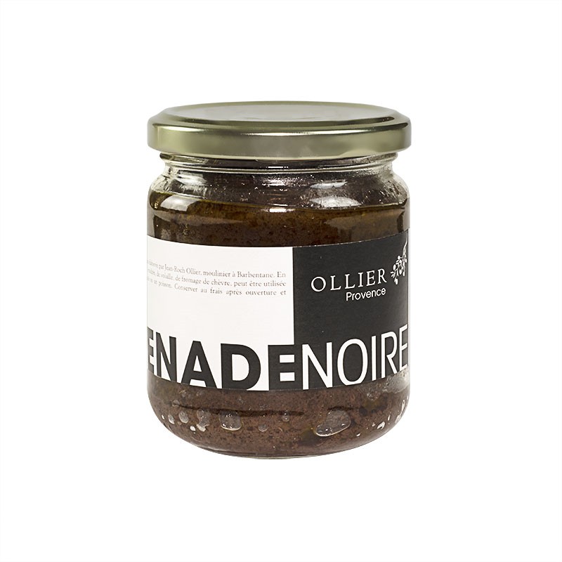 Tapenade noire 180 g, OLLIER.